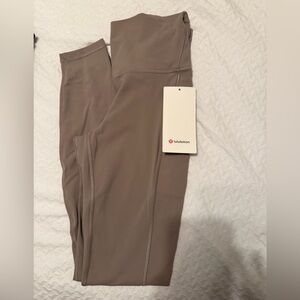 Lululemon Align HR Pant 28” Pockets in Warm Ash Grey NWT